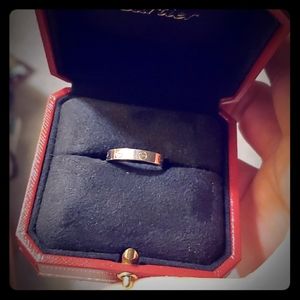 Cartie Love Ring White Gold 18KT